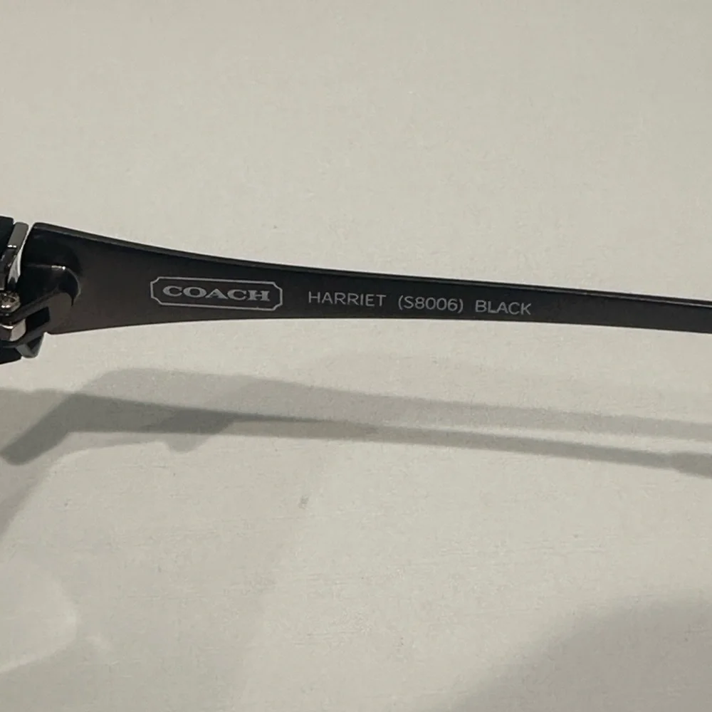 Coach Harriet (S8006h Black Sunglasses with Original Case - Picture 6 of 6